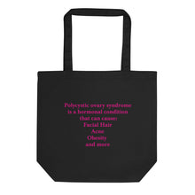 Load image into Gallery viewer, Thee PCOS PRINCESS Eco Tote Bag