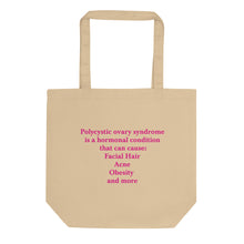 Load image into Gallery viewer, Thee PCOS PRINCESS Eco Tote Bag