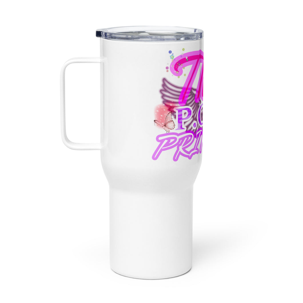 PCOS PRINCESS Travel mug with a handle