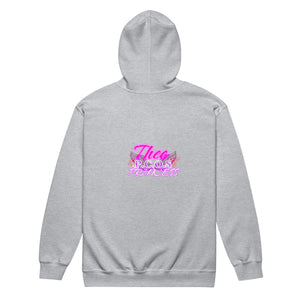 PCOS PRINCESS heavy blend zip hoodie